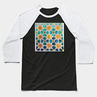 Watercolour Geometry Baseball T-Shirt